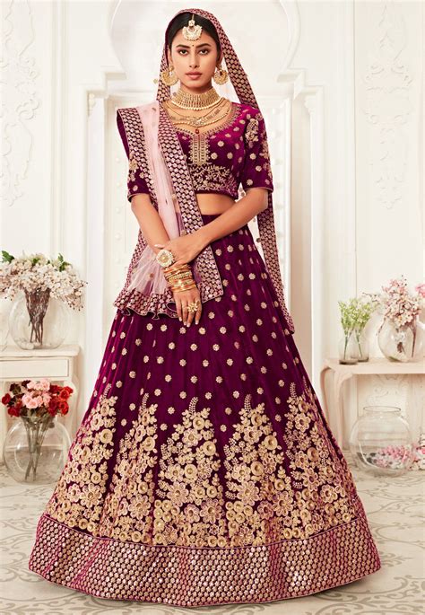 Discover the Allure of Magenta Color Lehengas: Your Guide to Striking Bridal Fashion