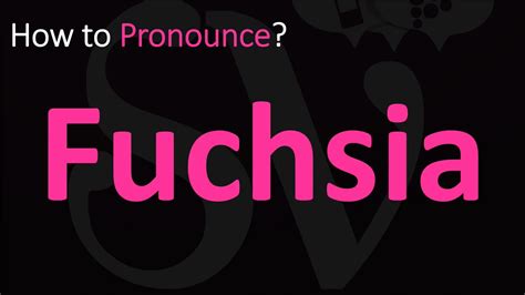 Discover the Correct Fuchsia Pronunciation for a Flawless Botanical Lexicon