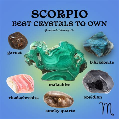 Discover the Enchanting Allure of Scorpio Stones: Uncovering Their Hidden Powers