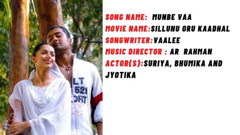 Discover the Enchanting Lyrics of Munbe Vaa: Tamil Melody at Its Finest