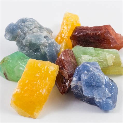 Discover the Enchanting World of Calcite Crystals: A Kaleidoscope of Colors