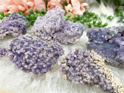 Discover the Enchanting World of Grape Agate Clusters