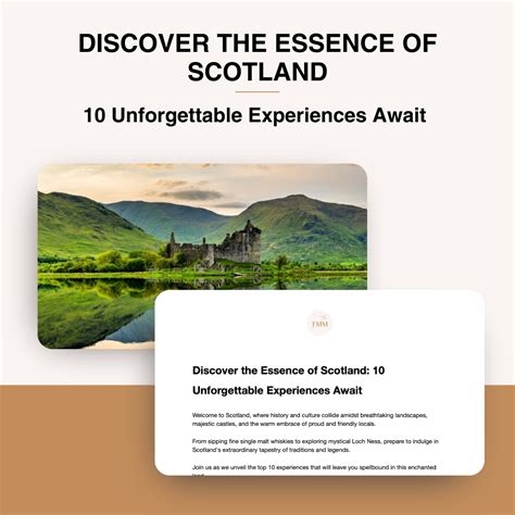 Discover the Essence of Scotland