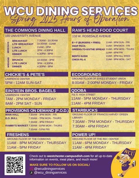 Discover the Flavors of WCU's Dining Scene