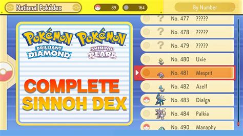 Discover the Glittering Gemstones: Brilliant Diamond Pokédex (1-110)