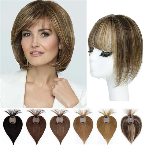 Discover the Magic of Human Hair Toppers with Bangs