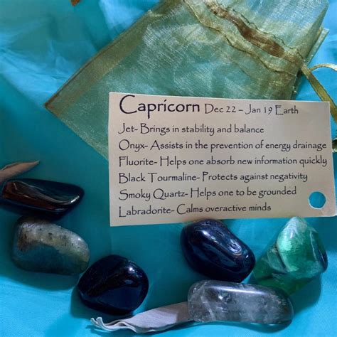 Discover the Mystical Connection: Capricorn Crystals for Success and Grounding