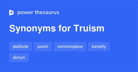 Discover the Power of Truisms with our Exhaustive Thesaurus