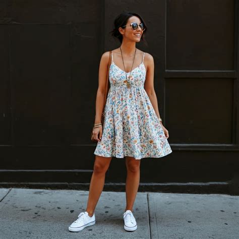 Discover the Ultimate Casual-Chic Combo: A Guide to Sundress with Sneakers