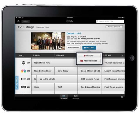 Discover the World of Entertainment at Your Fingertips with Comcast Xfinity on iPad