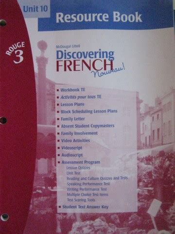 Discovering French Rouge Workbook Answers Unite 5 Epub