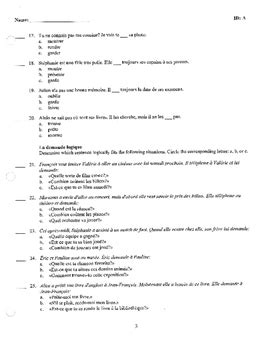 Discovering French Unite 3 Lecon 9 Answers PDF