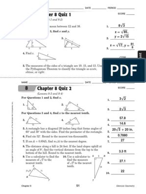 Discovering Geometry Assessment Test Answer Key Reader