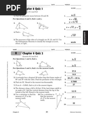 Discovering Geometry Chapter 6 Test Answers Reader