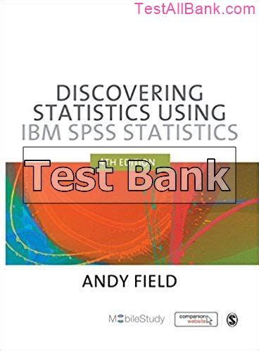 Discovering Statistics Using IBM SPSS Statistics 4th Edition Epub