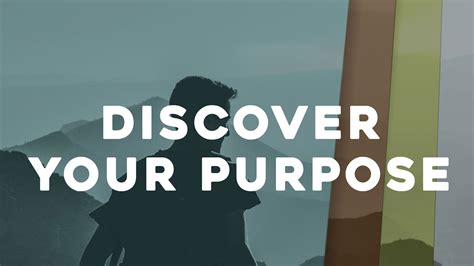 Discovering Your Purpose