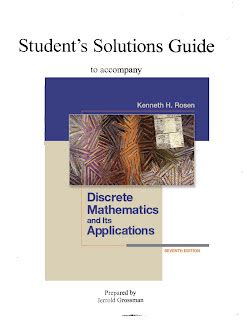 Discrete Math Student Solution Manual 7th PDF