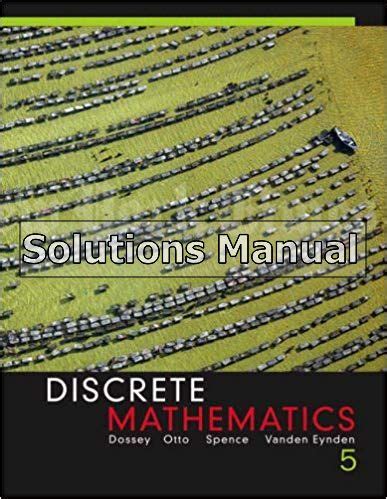 Discrete Mathematics Dossey 5th Edition Solutions Epub