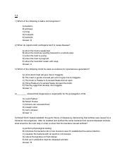 Disease Study Guide Answers Doc