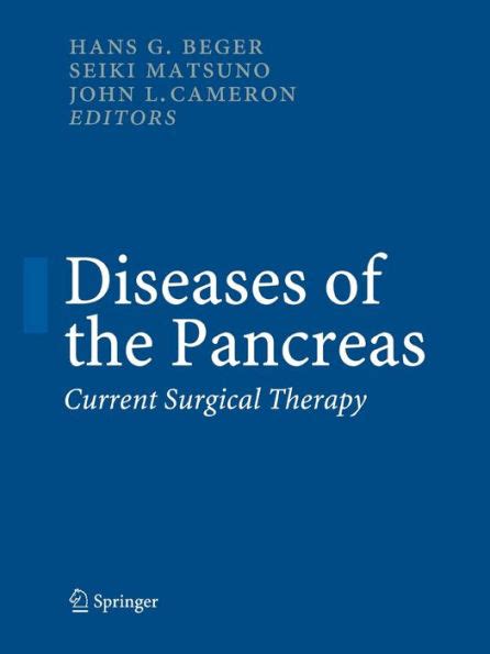 Diseases of the Pancreas Current Surgical Therapy PDF