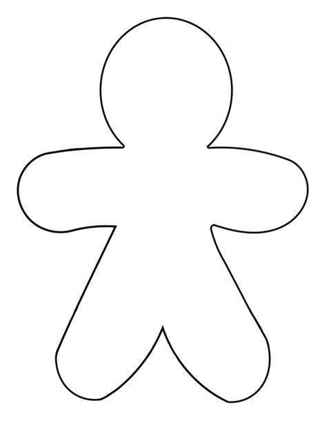 Disguise A Gingerbread Man Template
