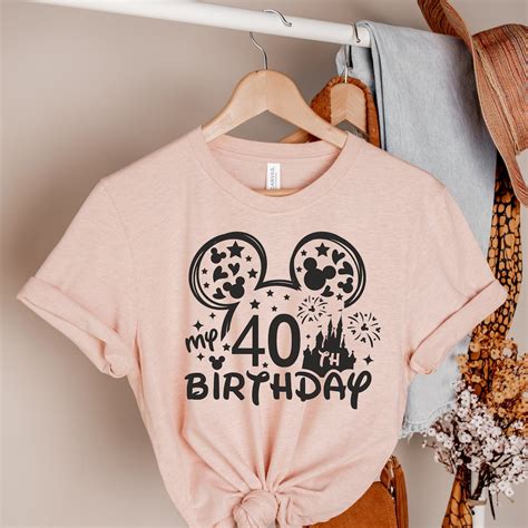 Disney 40th Birthday Shirt: A Nostalgic Celebration for the Young and Young at Heart