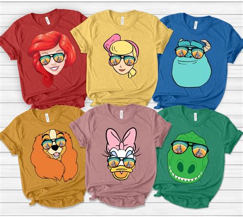 Disney Character Shirts: