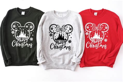 Disney Christmas Sweatshirts: Comfort and Festive Cheer All Winter Long