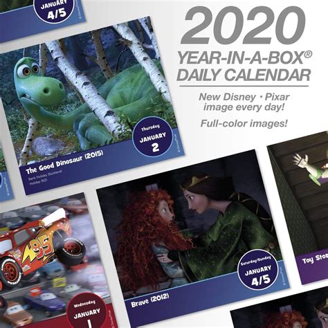 Disney PIXAR Year   Box Calendar Epub