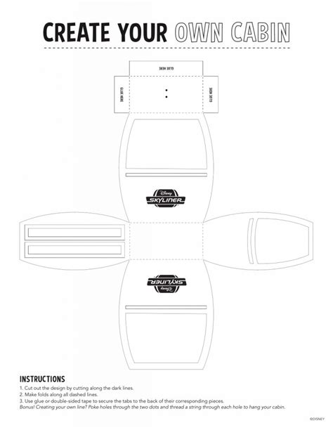Disney Skyliner Printable