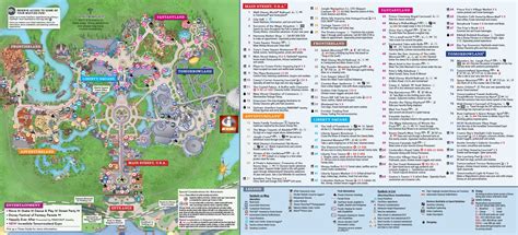 Disney World Magic Kingdom Map Printable