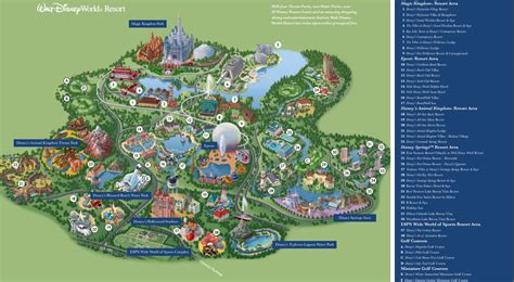 Disney World Park Maps Printable