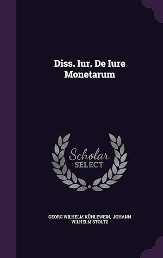 Disp. Iur. de Iure Monetarum PDF