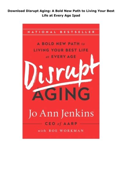 Disrupt Aging Bold Living Every Reader