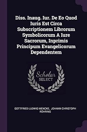 Diss. de EO Quod Est Superioritatis Territorialis in Iure Lubecensi... Epub