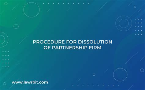 Dissolution Of A Partnership Firm Agnel PDF