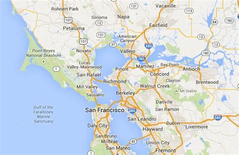 Distance from SFO: