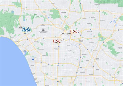 Distance to USC: