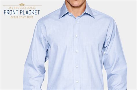 Distinctive Front Placket: