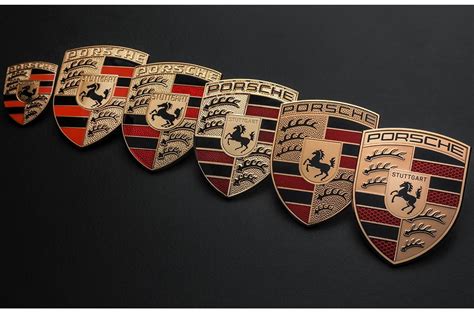 Distinctive Porsche Crest: