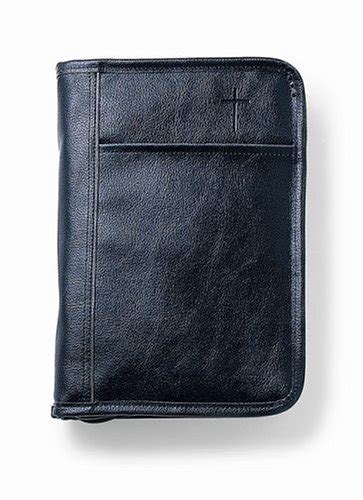 Distressed Leather-Look Black with Stitching Accent LG Book and Bible Cover PDF