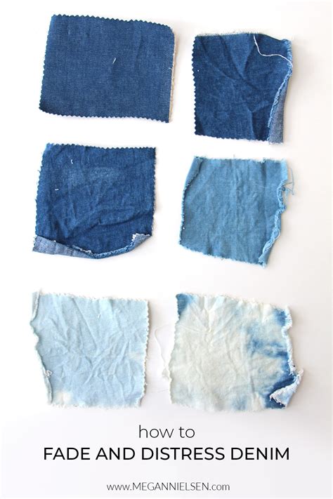 Distressed and Faded Fabric: