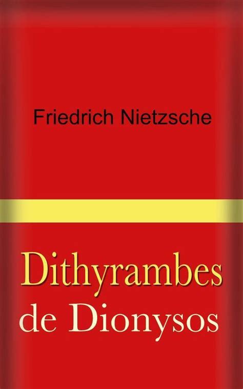 Dithyrambes de Dionysos French Edition Doc