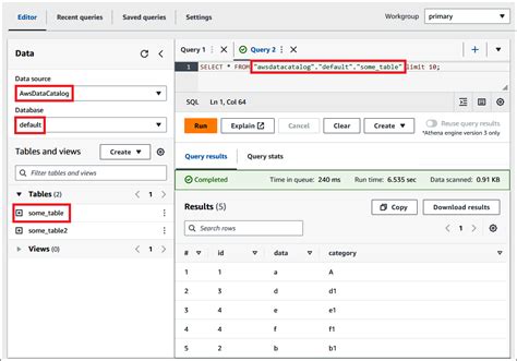 Dive into Your Data: An Athena Query to Describe Table