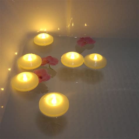 Dive into a Serene Ambiance with Floating LED Candles