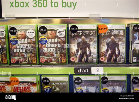 Dive into a World of Entertainment with Xbox 360 Games Store on Shelf