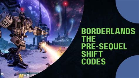 Dive into the Borderlands Pre Sequel Universe with Exclusive Shift Codes