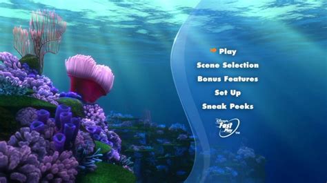 Dive into the Enchanting World of Nemo DVD Menu