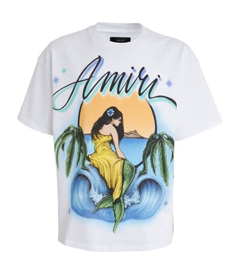 Dive into the Ether of Enchantment: The Amiri Mermaid Shirt