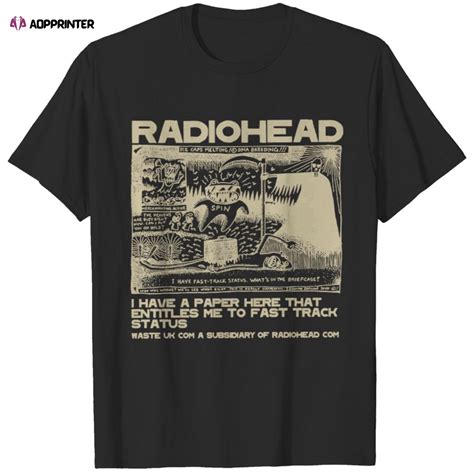 Dive into the Vintage Radiohead Shirt Craze: A Timeless Homage to Musical Genius